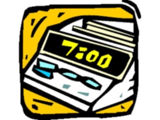 Sticker Custom Preview Image #126979 Time Digital Alarm07o Clock