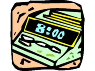 Sticker Custom Preview Image #126980 Time Digital Alarm08o Clock