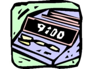 Sticker Custom Preview Image #126981 Time Digital Alarm09o Clock