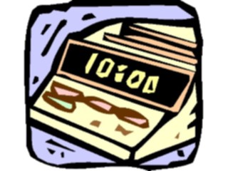 Sticker Custom Preview Image #126983 Time Digital Alarm10o Clock