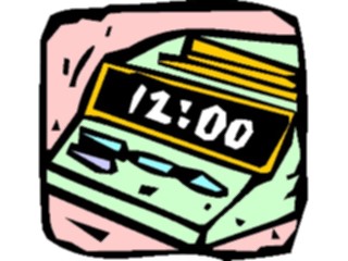 Sticker Custom Preview Image #126985 Time Digital Alarm12o Clock