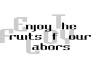 Sticker Custom Preview Image #127335 Titles General Enjoy Fruitsof Labors