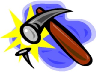 Sticker Custom Preview Image #128023 Tools Hardware Hammer Nail1
