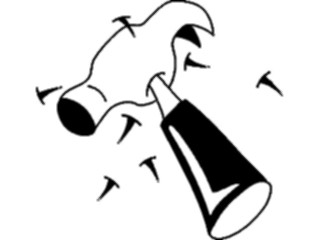 Sticker Custom Preview Image #128028 Tools Hardware Hammer Nails3
