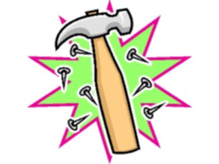 Sticker Custom Preview Image #128030 Tools Hardware Hammer Nails5