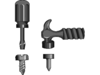 Sticker Custom Preview Image #128031 Tools Hardware Hammer Screwdriver