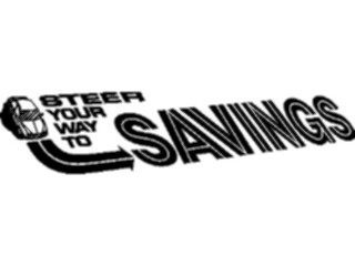 Sticker Custom Preview Image #128631 Transportation Advertising Steer Your Wayto Savings