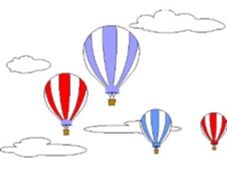 Sticker Custom Preview Image #128805 Transportation Air Hot Air Balloons3