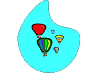 Sticker Custom Preview Image #128806 Transportation Air Hot Air Balloons4