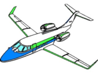 Sticker Custom Preview Image #128815 Transportation Air Lear Jet