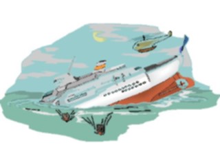 Sticker Custom Preview Image #129046 Transportation Boats Ships Boat Sinking
