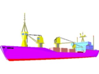 Sticker Custom Preview Image #129065 Transportation Boats Ships Cargo Ship07