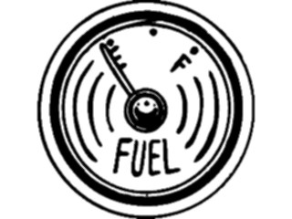 Sticker Custom Preview Image #129568 Transportation Car Parts Fuel Gauge Empty