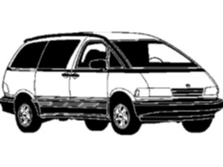 Sticker Custom Preview Image #130289 Transportation Cars Trucks Toyota Previa