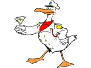 Sticker Custom Preview Image #130417 Transportation Cartoons Captain Bird