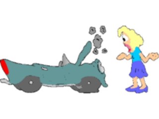 Sticker Custom Preview Image #130429 Transportation Cartoons Car Trouble