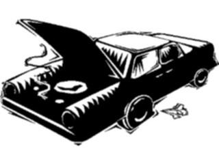 Sticker Custom Preview Image #130559 Transportation Cartoons Cartoon Abandoned
