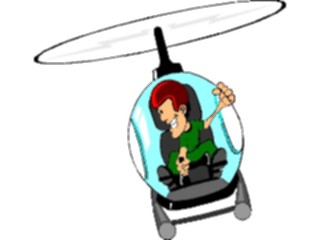 Sticker Custom Preview Image #130628 Transportation Cartoons Helicopter01