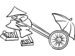 Sticker Custom Preview Image #130817 Transportation Cartoons Rickshaw1