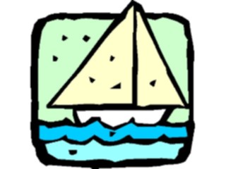 Sticker Custom Preview Image #130829 Transportation Cartoons Sailboat06