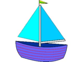 Sticker Custom Preview Image #130830 Transportation Cartoons Sailboat07