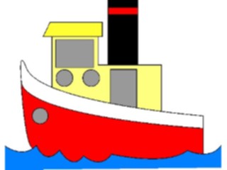 Sticker Custom Preview Image #130968 Transportation Cartoons Tugboat1