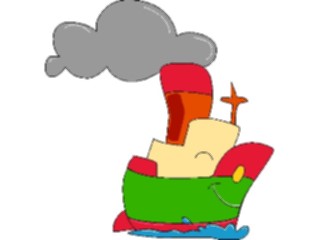Sticker Custom Preview Image #130969 Transportation Cartoons Tugboat2