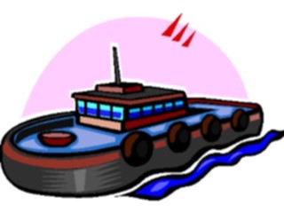 Sticker Custom Preview Image #130973 Transportation Cartoons Tugboat6