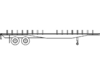 Sticker Custom Preview Image #131034 Transportation Commercial Vehicles Flatbed Trailer