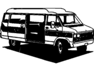 Sticker Custom Preview Image #131087 Transportation Commercial Vehicles Senior Citizens Van