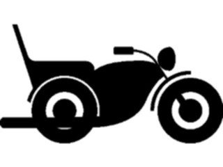Sticker Custom Preview Image #131376 Transportation Silhouettes Motorcycle6