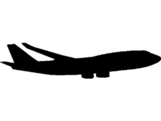 Sticker Custom Preview Image #131389 Transportation Silhouettes Plane08