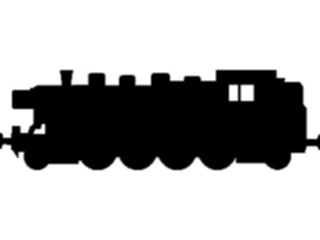 Sticker Custom Preview Image #131472 Transportation Silhouettes Train6
