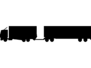 Sticker Custom Preview Image #131482 Transportation Silhouettes Truck05