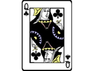 Sticker Custom Preview Image #131621 Travel Leisure Cards Queenof Clubs