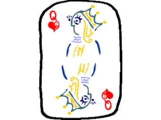 Sticker Custom Preview Image #131624 Travel Leisure Cards Queenof Hearts2