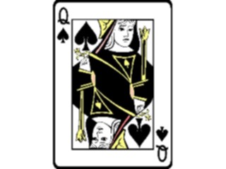 Sticker Custom Preview Image #131625 Travel Leisure Cards Queenof Spades