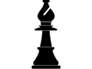 Sticker Custom Preview Image #131637 Travel Leisure Chess Bishop Black1