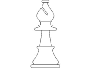 Sticker Custom Preview Image #131645 Travel Leisure Chess Bishop White1