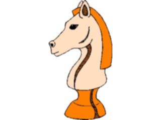 Sticker Custom Preview Image #131691 Travel Leisure Chess Knight Gold3