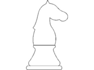 Sticker Custom Preview Image #131693 Travel Leisure Chess Knight White1