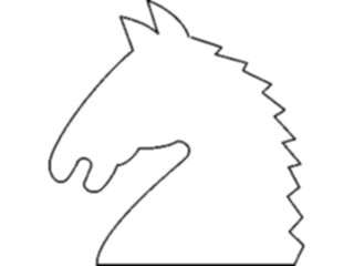 Sticker Custom Preview Image #131696 Travel Leisure Chess Knight White4