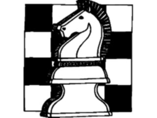 Sticker Custom Preview Image #131697 Travel Leisure Chess Knight White5