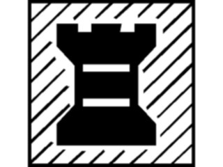 Sticker Custom Preview Image #131752 Travel Leisure Chess Rook Black5