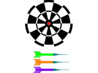 Sticker Custom Preview Image #131807 Travel Leisure Games Hobbies Dart Board05
