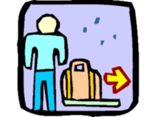 Sticker Custom Preview Image #132038 Travel Leisure Vacations Baggage Claim2