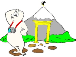 Sticker Custom Preview Image #132050 Travel Leisure Vacations Bear Penguinin Japan