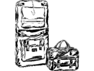 Sticker Custom Preview Image #132216 Travel Leisure Vacations Luggage01