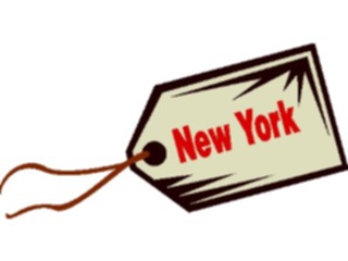Sticker Custom Preview Image #132280 Travel Leisure Vacations Luggage Tag New York