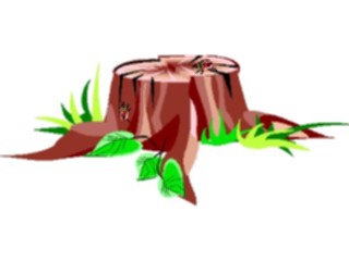 Sticker Custom Preview Image #133184 Trees Leaves Trees Tree Stump08